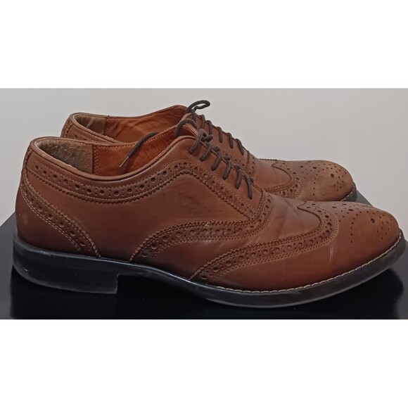 Stafford Other - Stafford (Oxford-Wingtip)-(Brown)-(Size 10)-(Pre-owned)-(Decent Condition)-$23